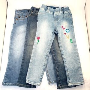 3 Pairs of Jeans 4T New